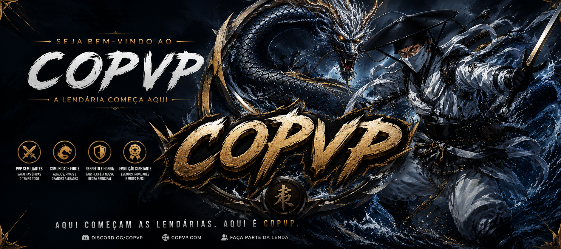 Bem-vindo ao COPVP - Sua lenda começa aqui